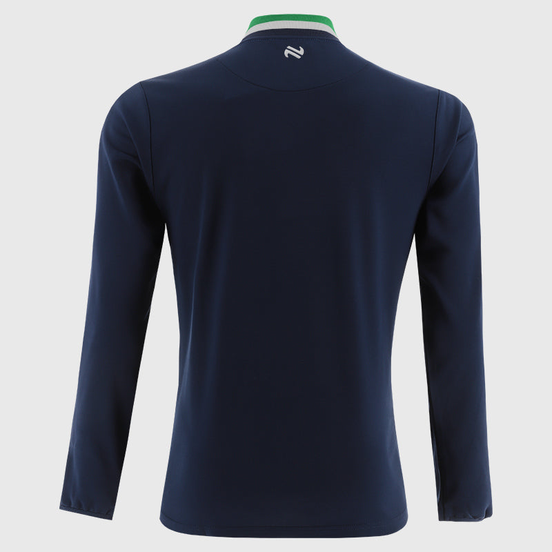 O'Neills Kilrush Shamrocks Dromore Squad Half Zip Navy Green White