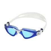 Aqua Sphere Kayenne Swimming Goggles Blue Titanium Mirrored Lens