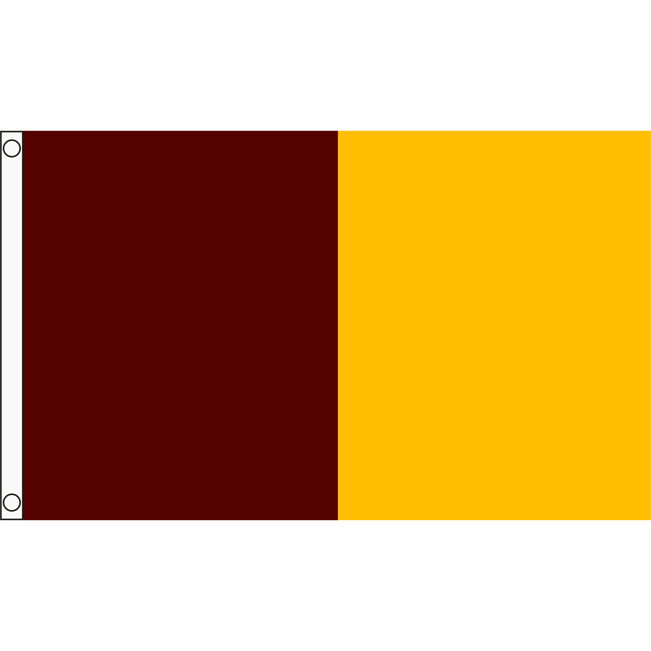 TCF 5x3 Half & Half Flag Maroon Amber