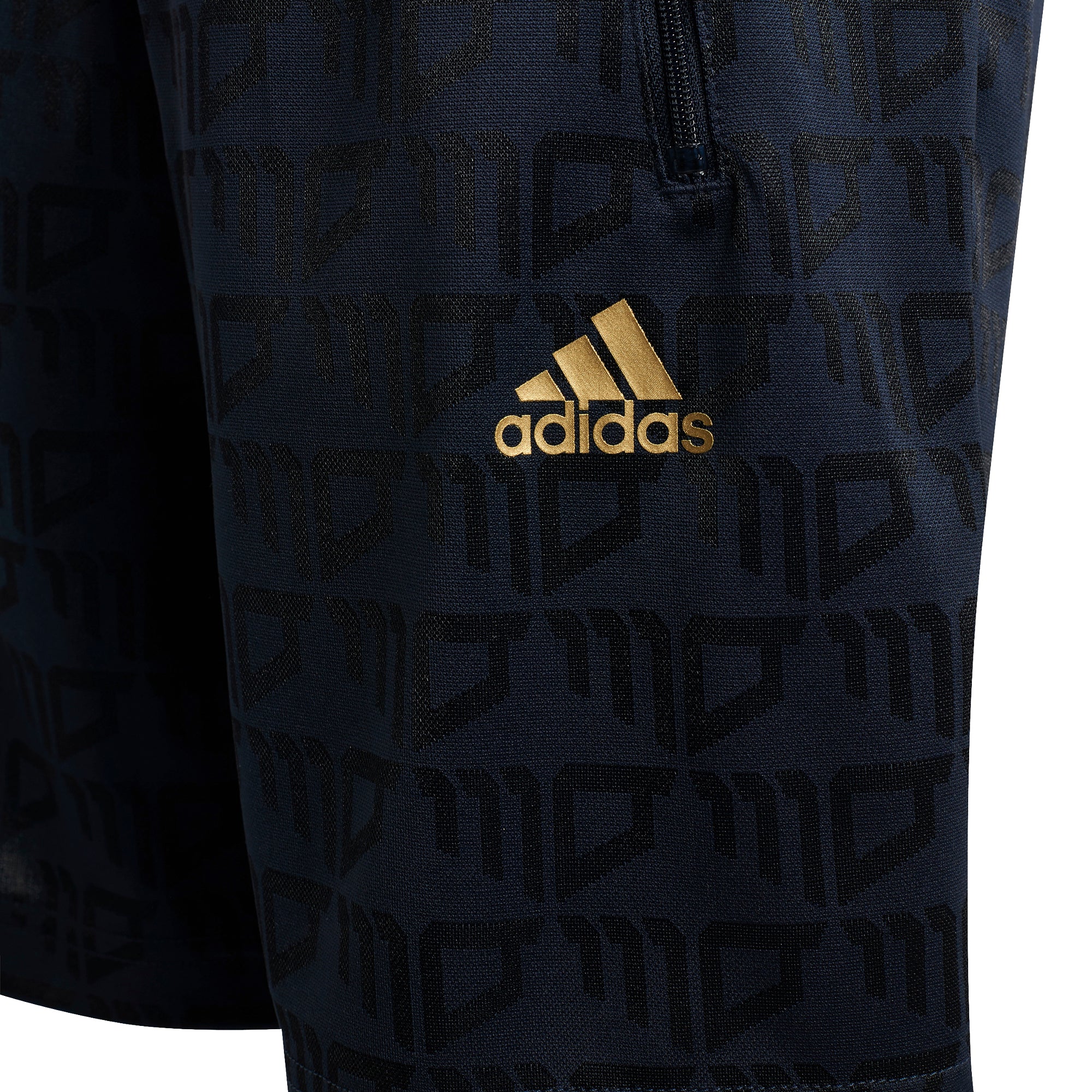 Adidas Mo Salah Short Junior Navy Gold
