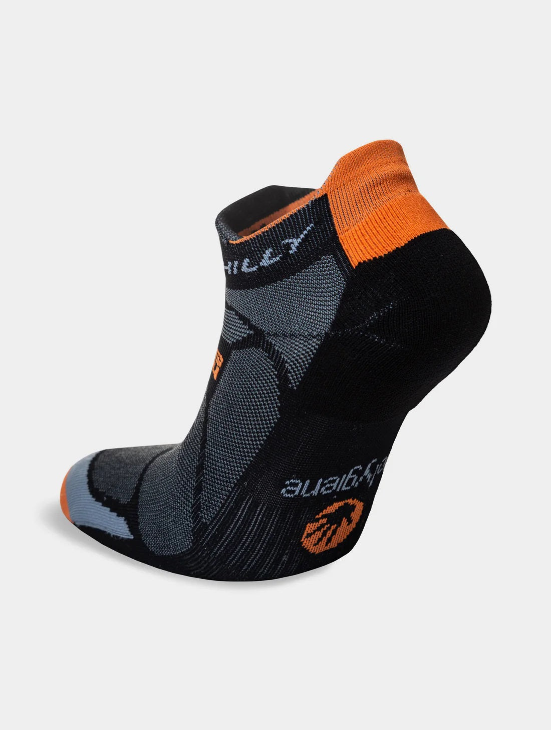 Hilly Marathon Fresh Socklet Black Orange