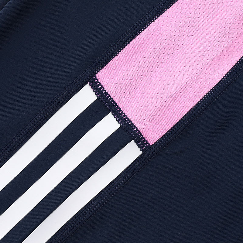 O'Neills Women's Hydra Full Length Leggings Marine White Pink