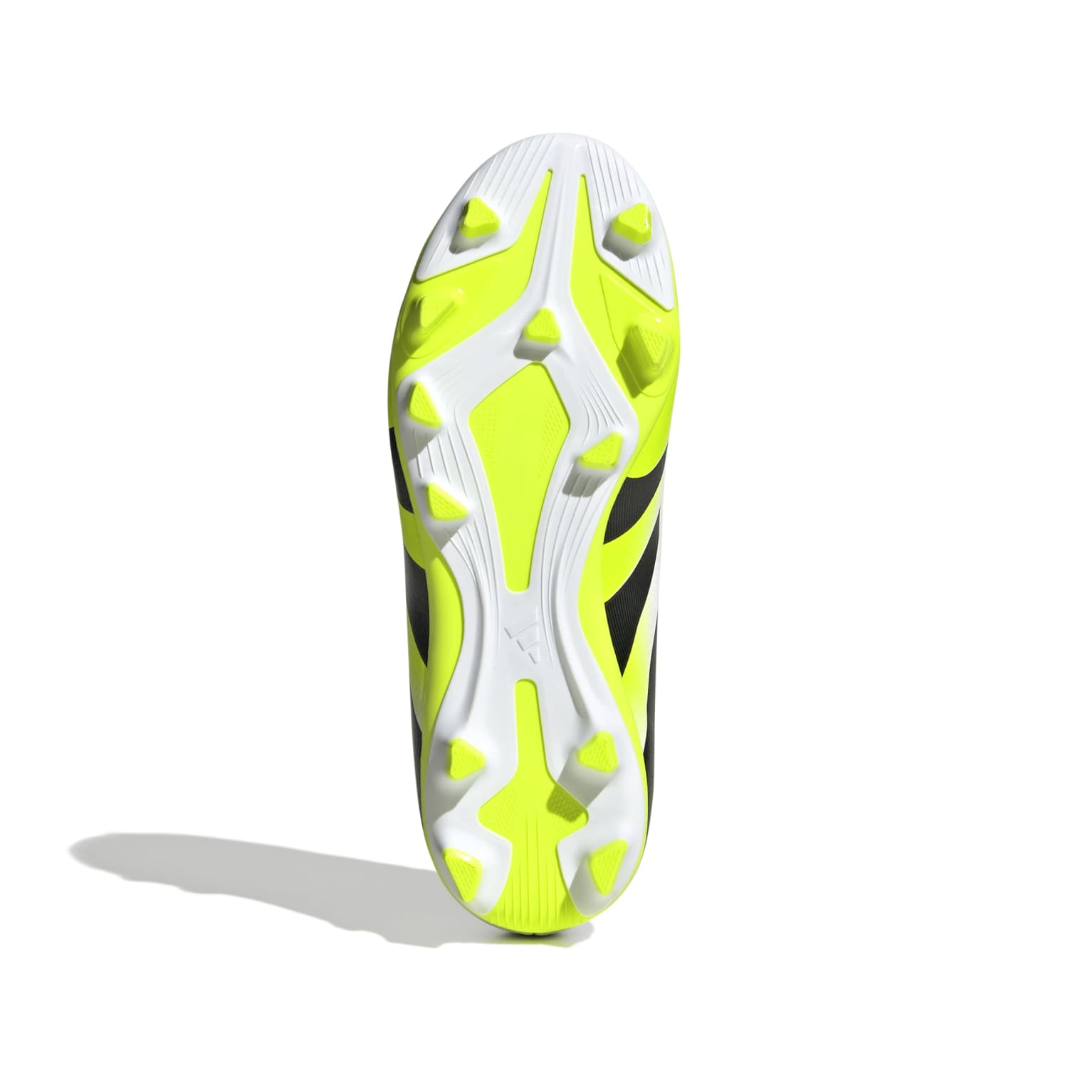 Adidas Predator Club Firm Ground Junior Football Boots White Black Lemon