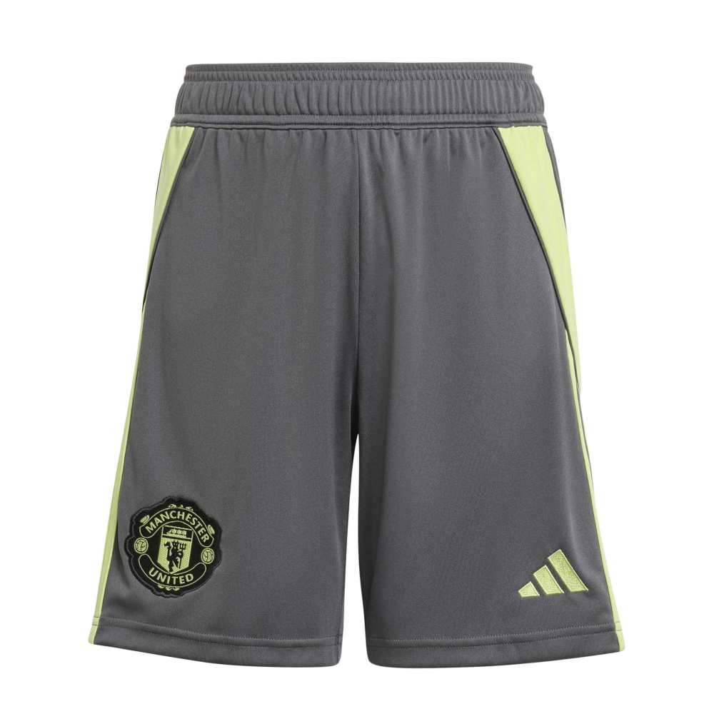 Adidas Manchester United 25/26 Goalkeeper Shorts Kids Grey