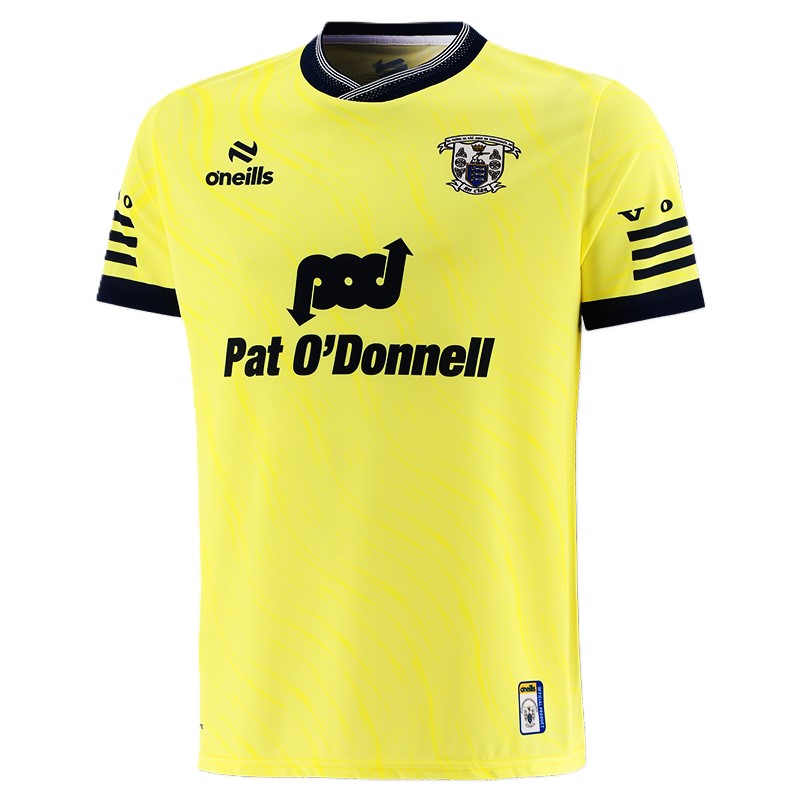 O'Neills Clare GAA Training Jersey Glo Lemon