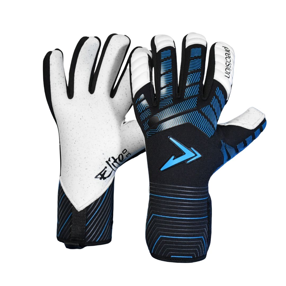 Precision Elite 3.0 Quartz Junior Goalkeeper Gloves Black