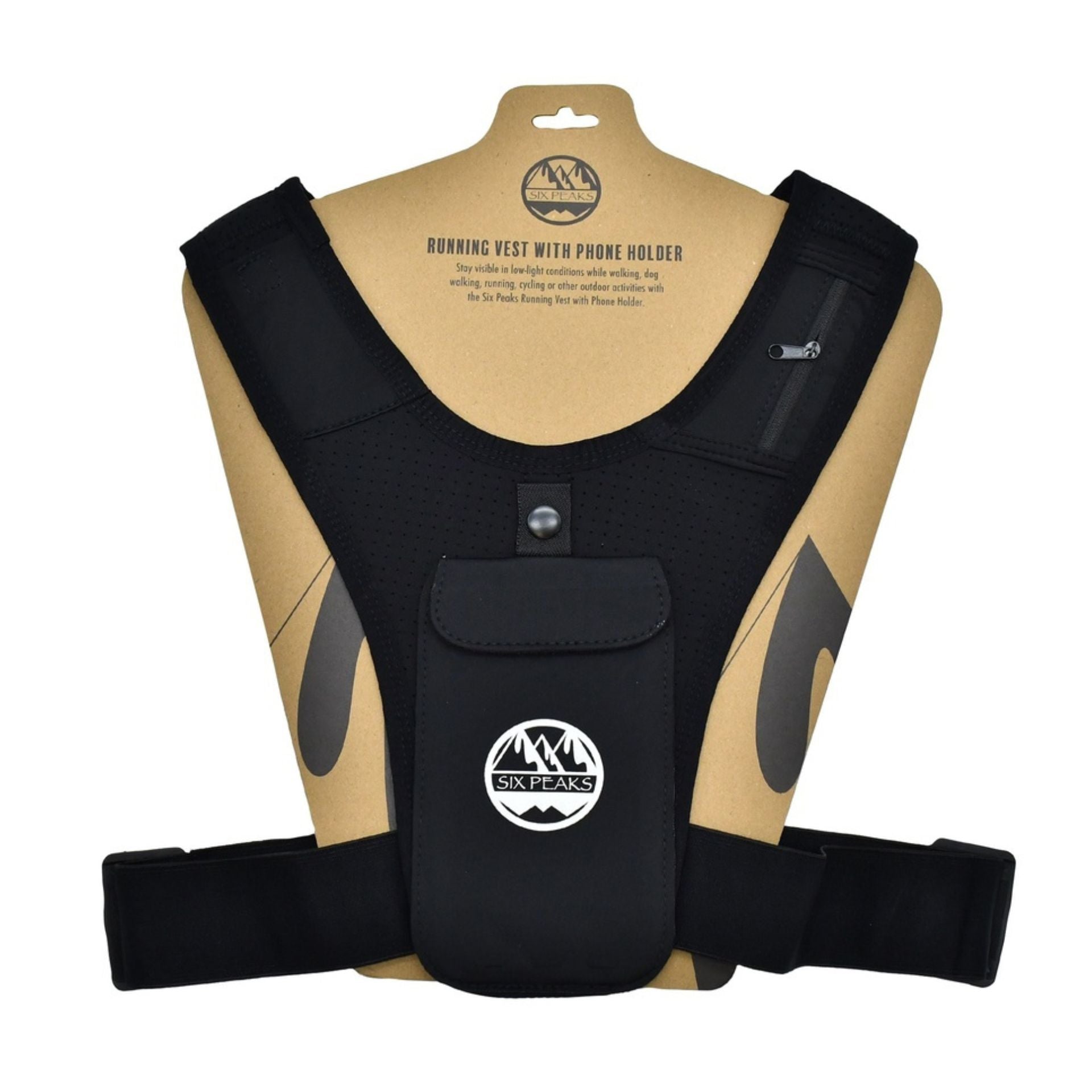 Six Peaks Running Vest with Phone Holder