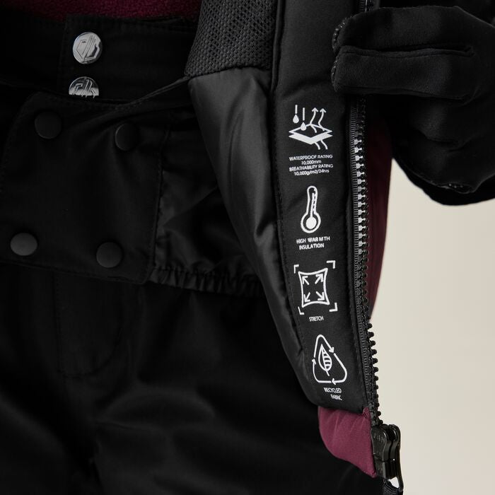 Dare2b Kids' Impose V Ski Jacket Black Grey