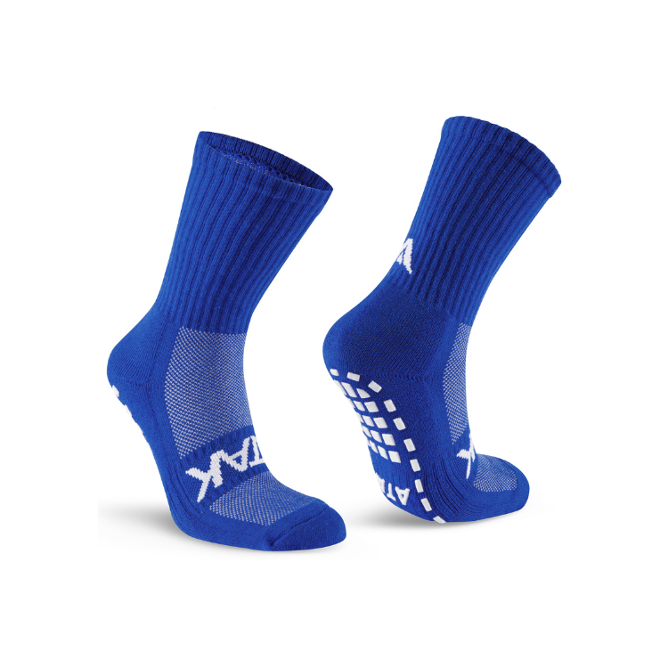 Atak Grip Non Slip Mid Length Blue