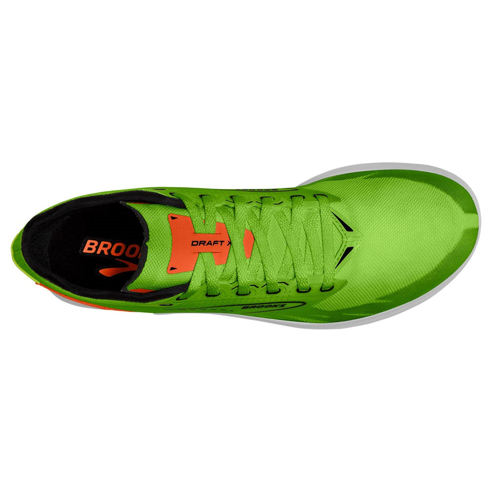 Brooks Draft XC Unisex Running Spikes Green Gecko