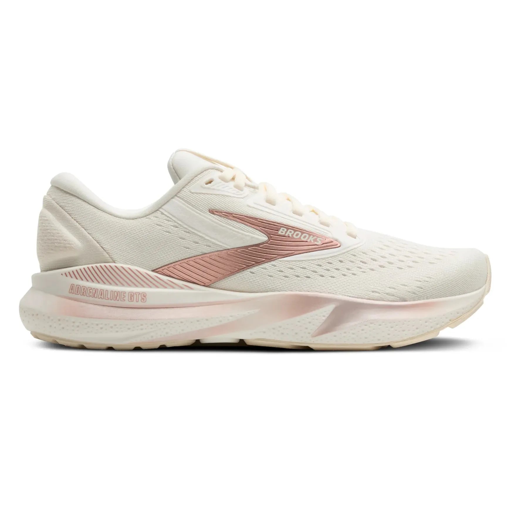 Brooks Adrenaline GTS 24 Women' Running Shoes Coconut Rose Gold White
