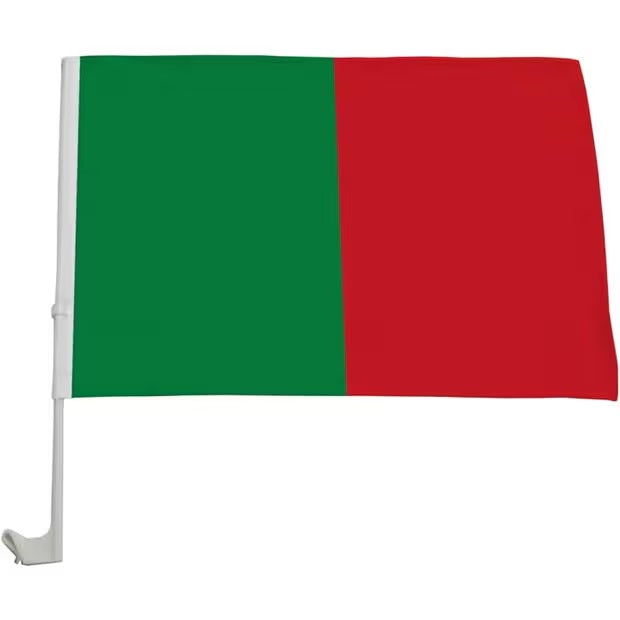 TCF Car Flag Red Green