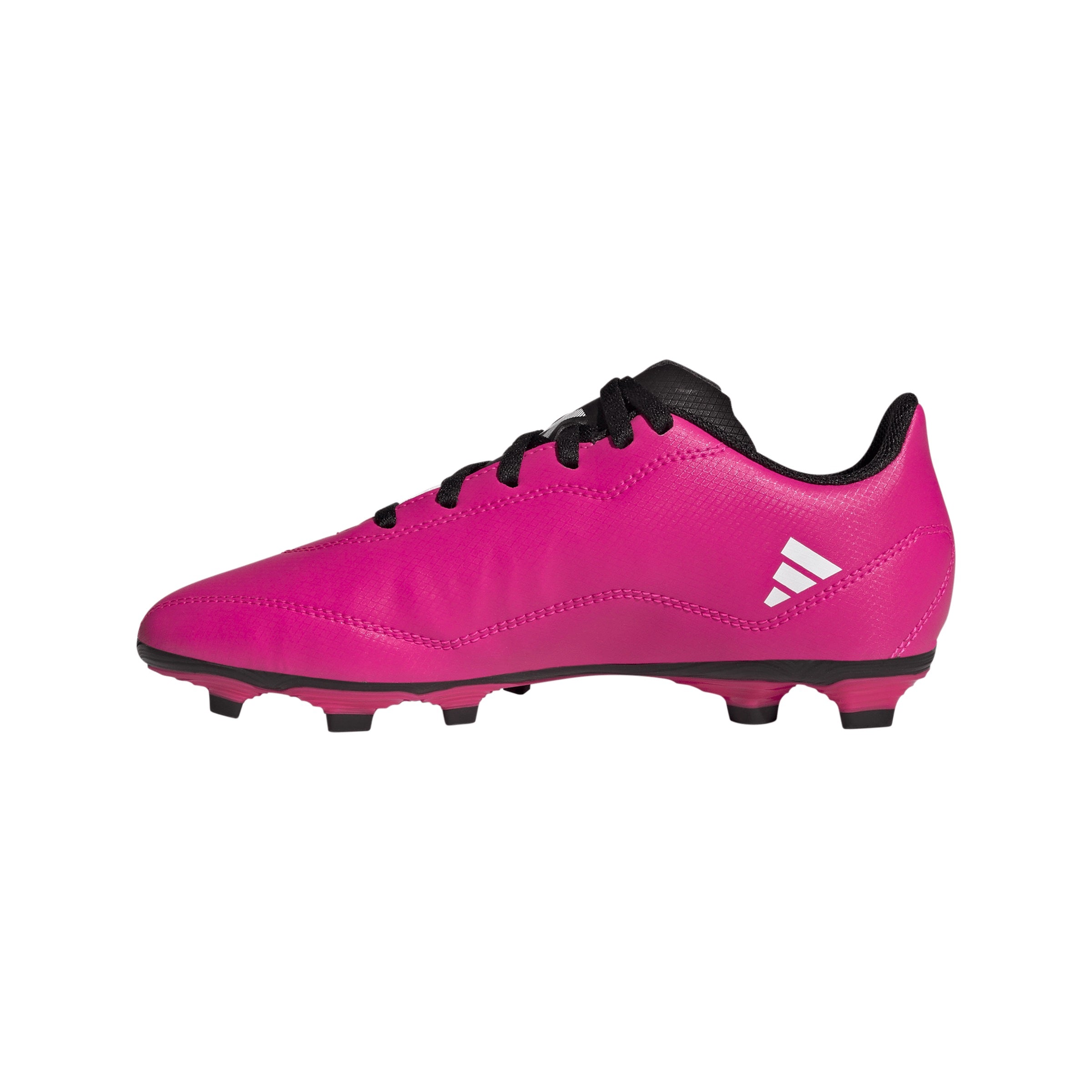 Adidas X Speedportal.4 Firm Ground Junior Football Boots Shock Pink Cloud White