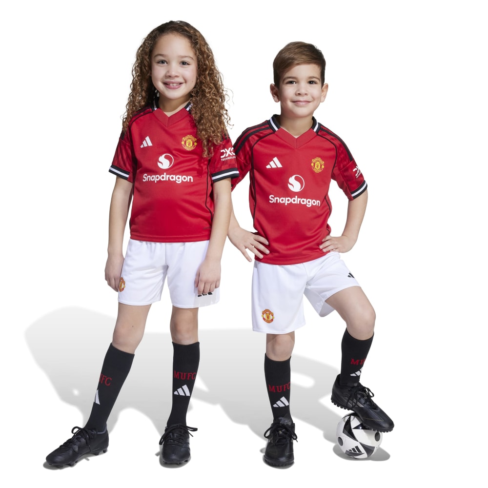 Adidas Manchester United 25/26 Home Mini Kit