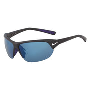 Nike Skylon Ace Performance Sunglasses Black Grey Blue Mirror