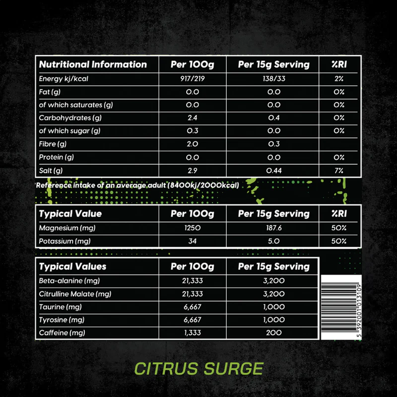 Celtic Surge Pre Workout