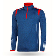O'Neills Solar 3 Stripe Brushed  Half Zip (Melange Navy Red White)