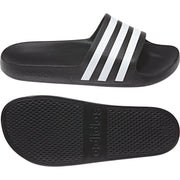 Adidas Adilette Aqua Slides Black White