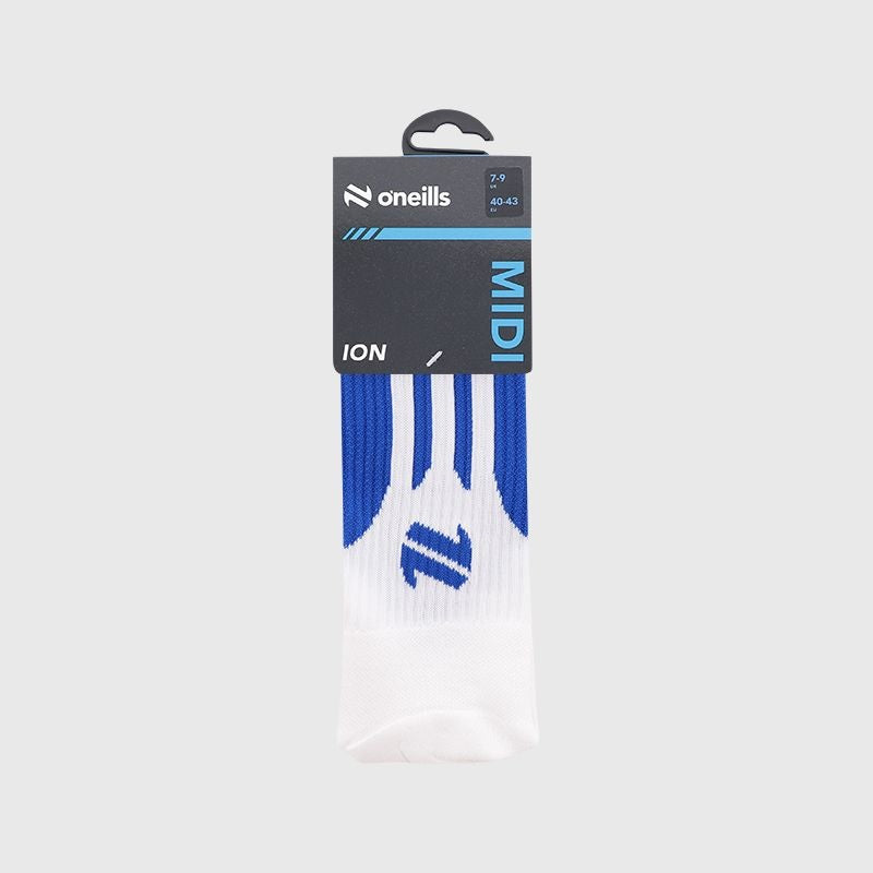 O'Neills Ion Midi Socks Royal White