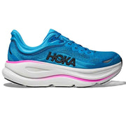 Hoka Bondi 9 Women's Running Shoes Skyward Blue Neon Fuchisa