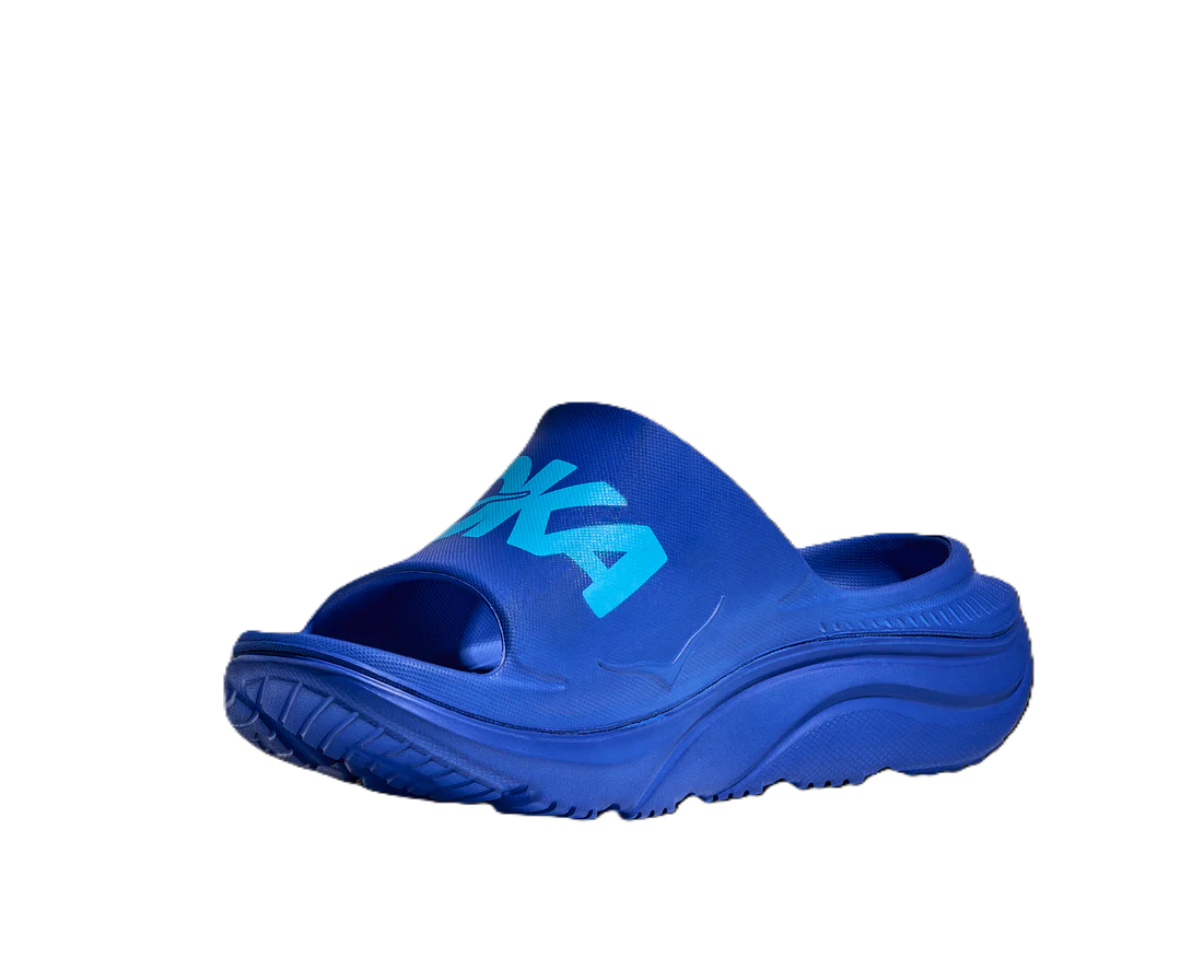 Hoka Ora Athletic Recovery Slide Ultramarine Skyward Blue .