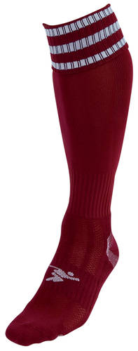 Precision Pro Football Sock Maroon White