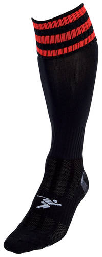 Precision Pro Football Sock Black Red