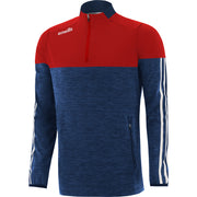 O'Neills Osprey Brushed Half Zip (Navy Melange Red White)