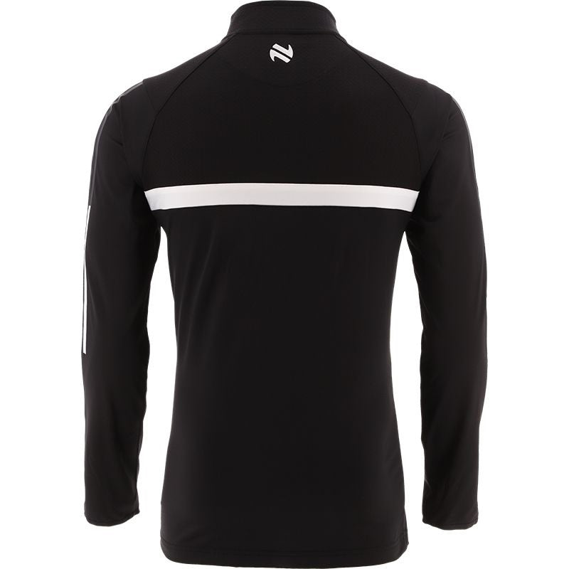 O'Neills Focus Brushed Half Zip Top Black White