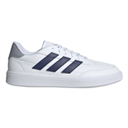 Adidas Courtblock Trainer Shoe White Navy
