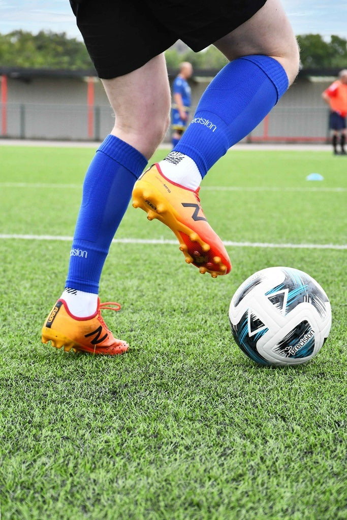 Precision Plain Pro Footless Sleeve Socks Royal