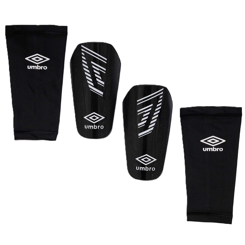 Umbro Squadra Shin Guard with Sleeve Black