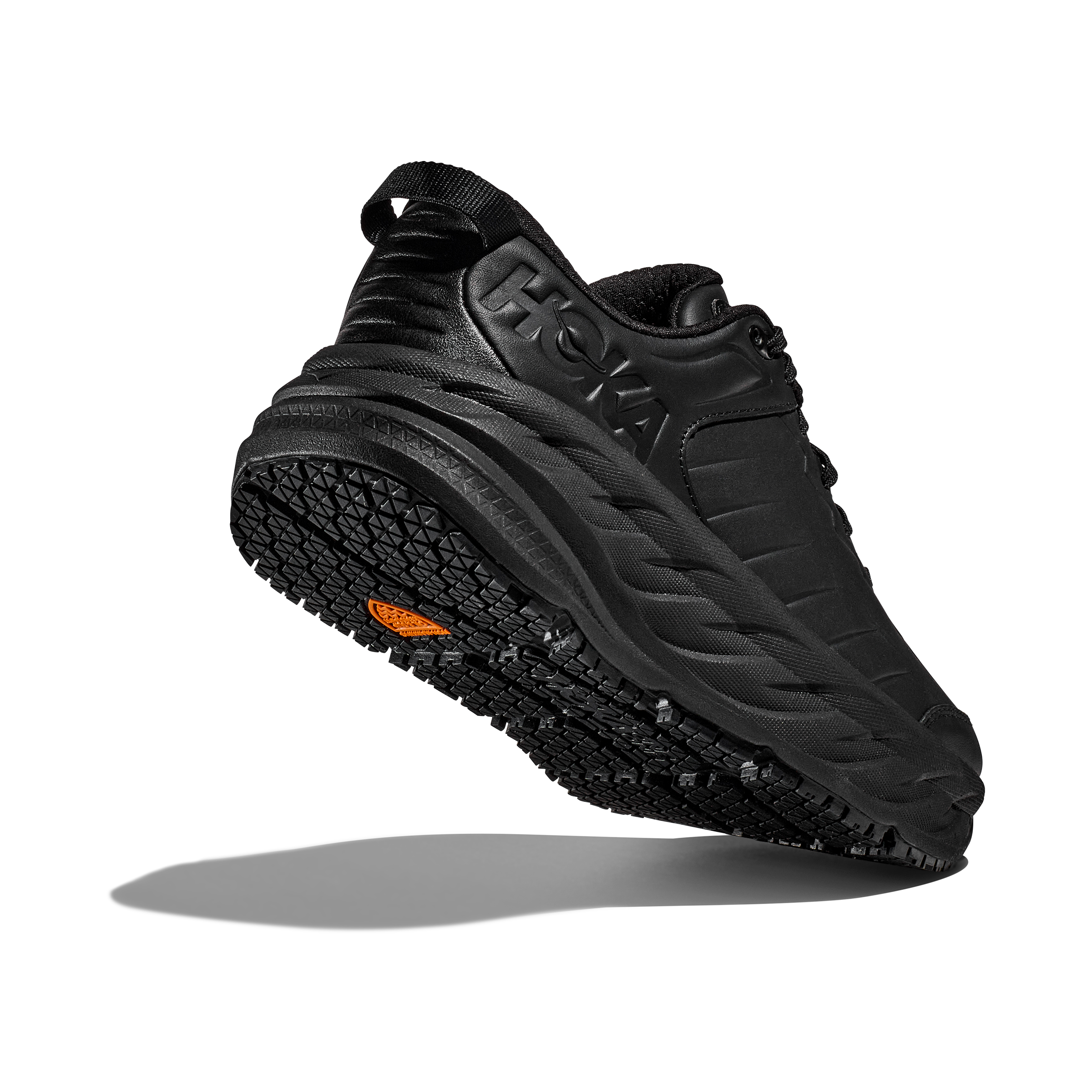 Hoka Bondi SR Leather Men's Running Shoes Black