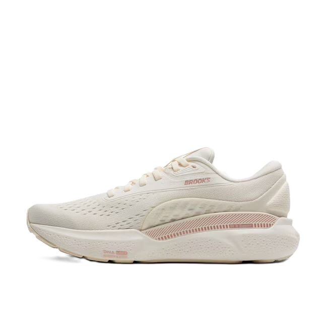 Brooks Adrenaline GTS 24 Women' Running Shoes Coconut Rose Gold White