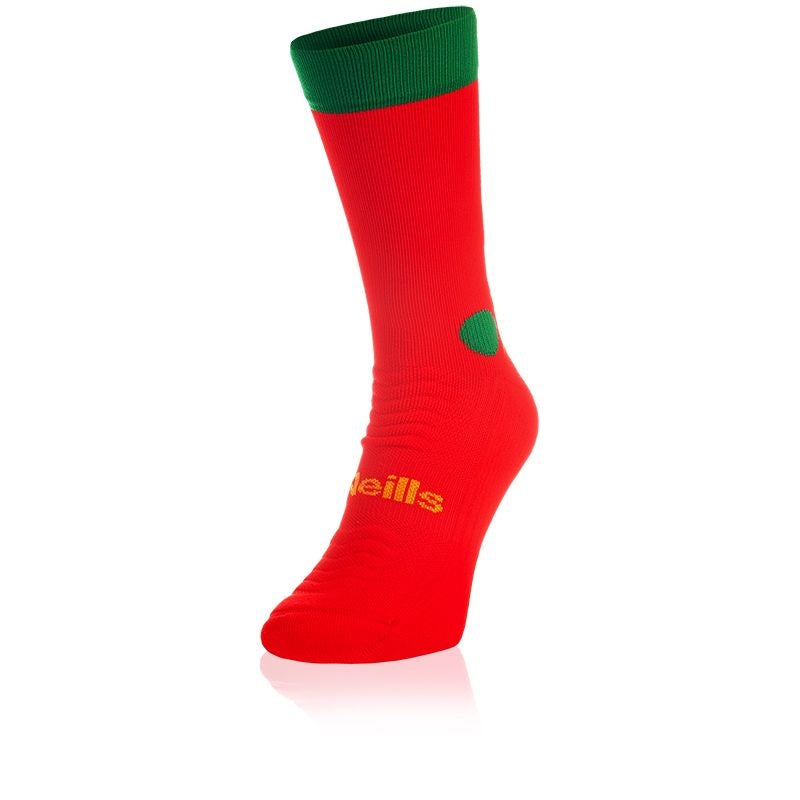 O'Neills Koolite Midi Socks Red Green Amber
