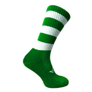 Atak Shox Mid Lenght Football Socks Green White