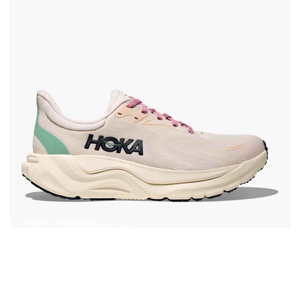 Hoka Arahi 8 Women's Running Shoes Rose Cream Alabaster