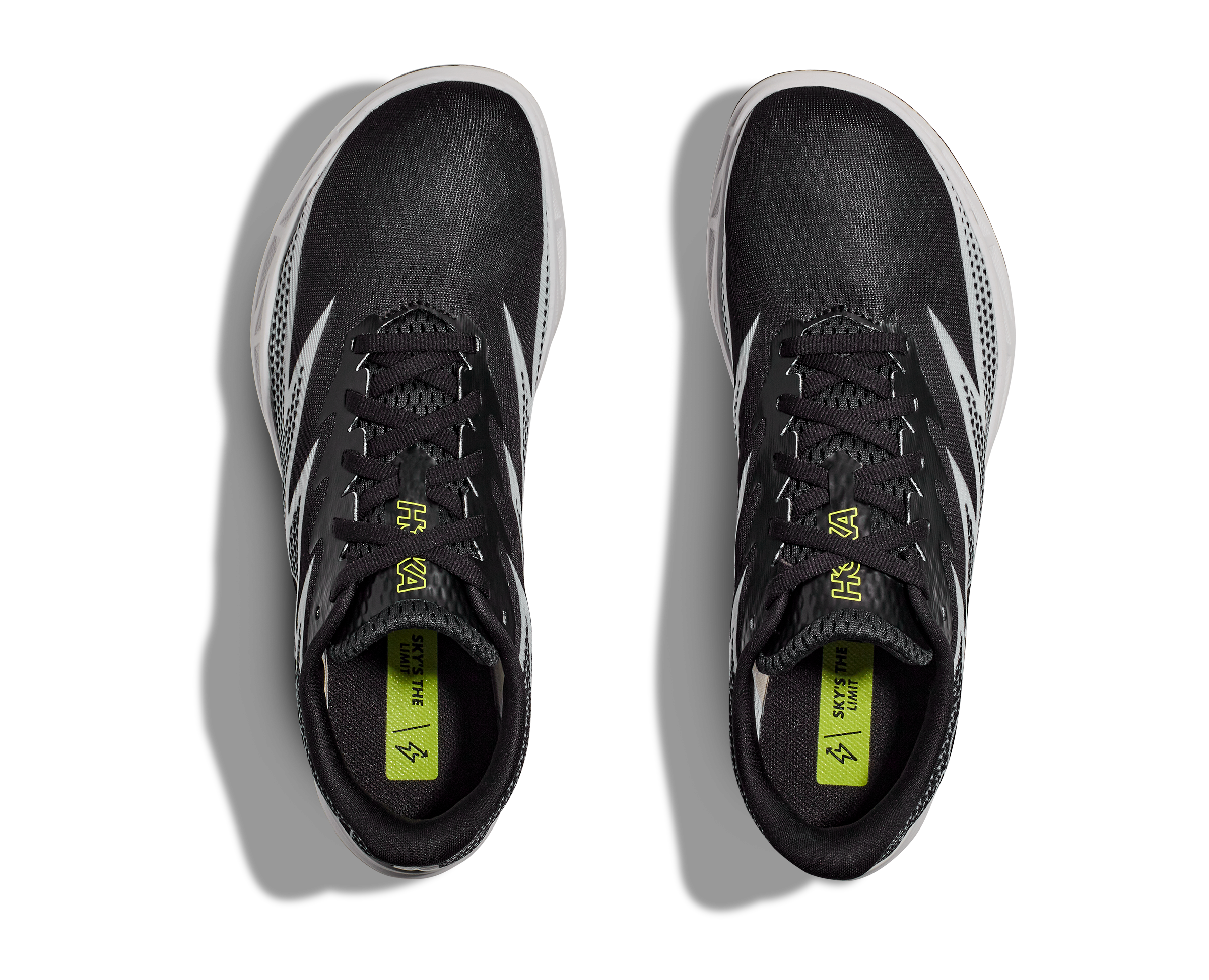 Hoka Crescendo MD Unisex Running Spikes Black White