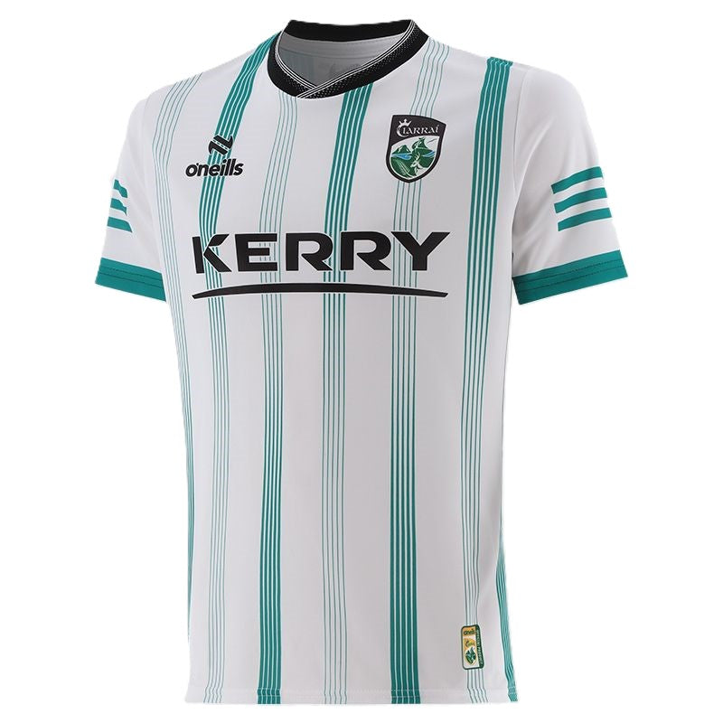 O'Neills Kerry GAA Training Jersey White Teal