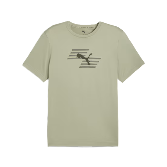 PUMA HYROX Graphic Tee Men Lux Army
