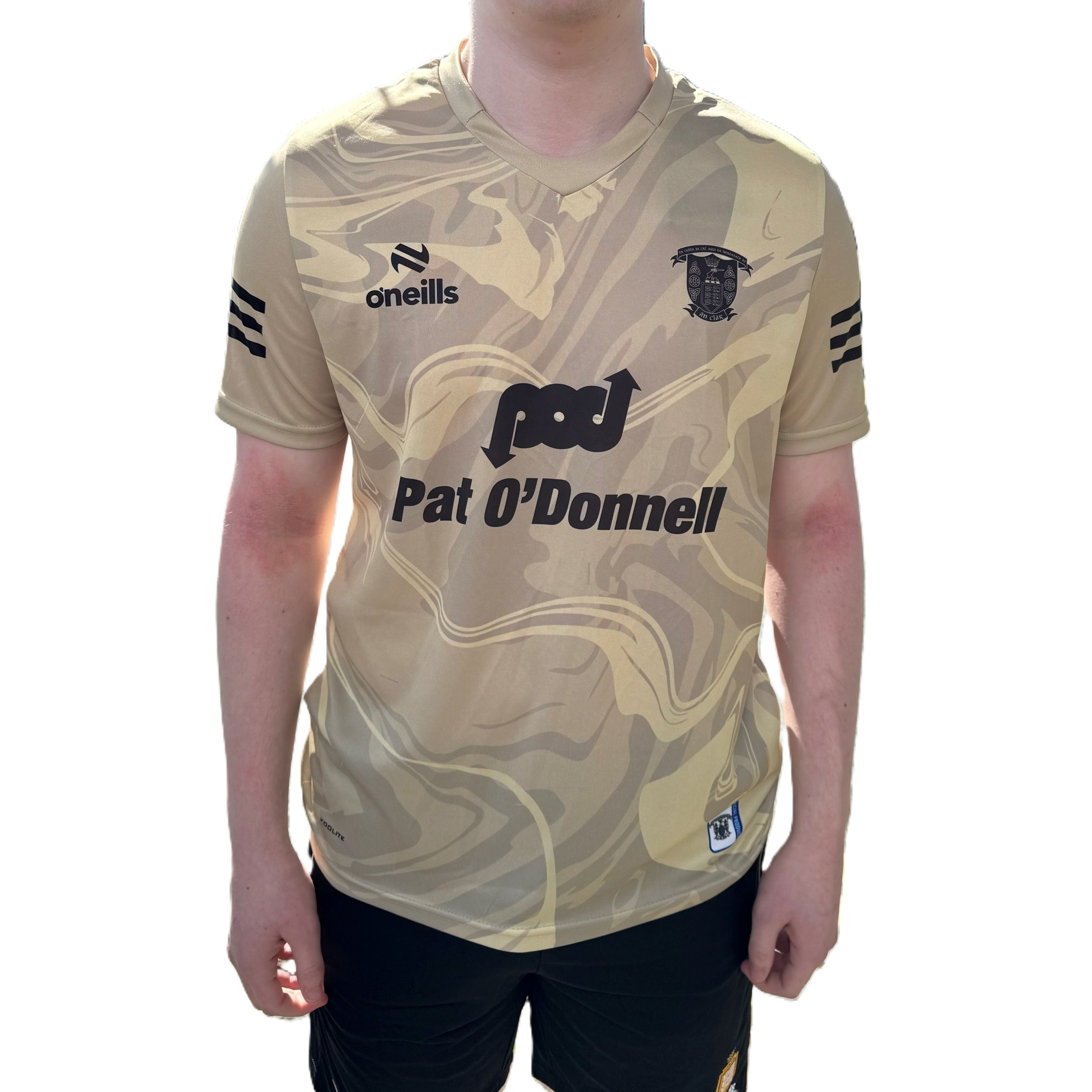 O'Neills Clare GAA Training Jersey Player Fit Gold