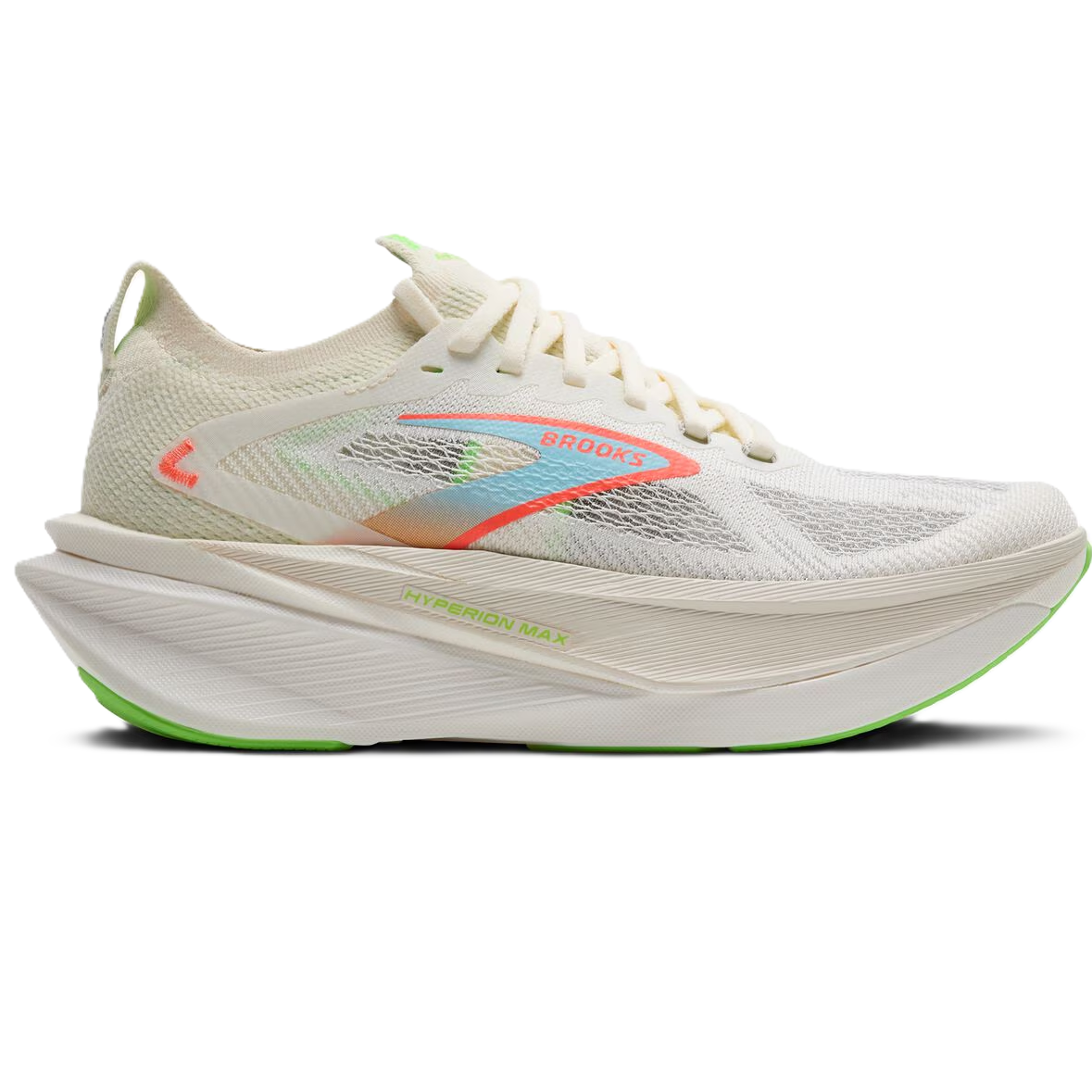 Brooks Hyperion Max Women' Running Shoes Coconut Green Gecko Pink Clay