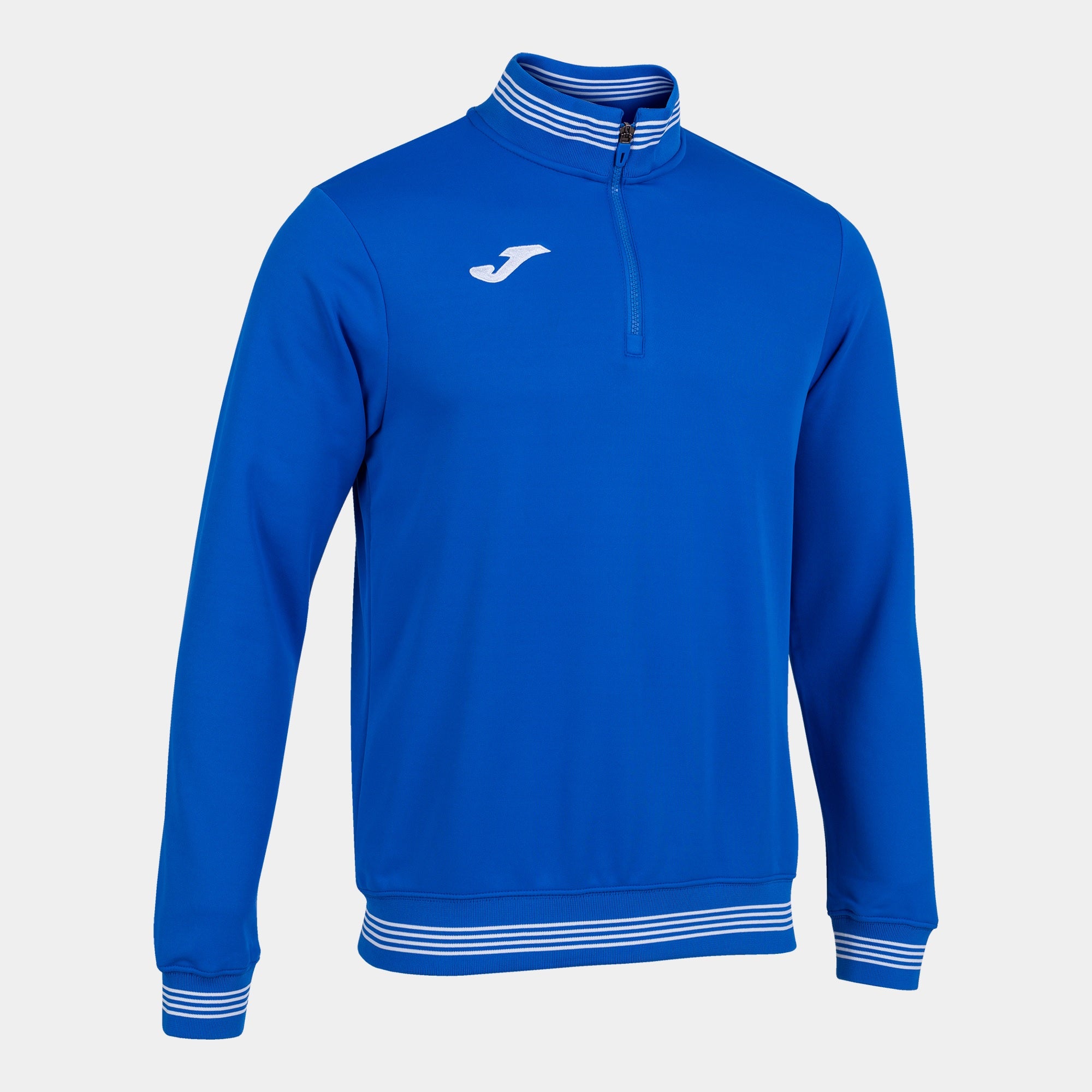 Joma Campus III Half Zip Sweat Shirt (Royal White)