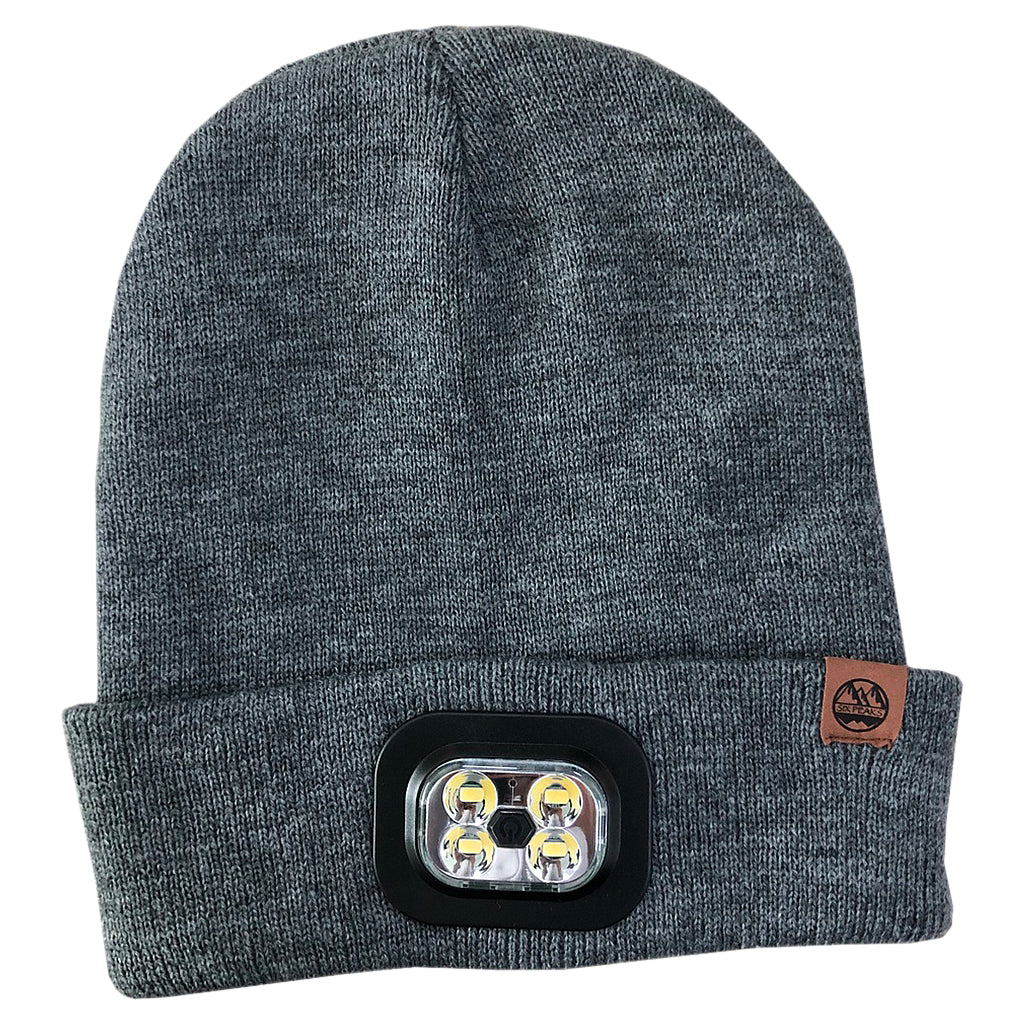 Six Peaks Peaks LED Lighted Beanie Grey