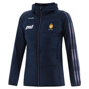 O'Neills Clare GAA Women's Dynamo Padded Jacket Navy Pink