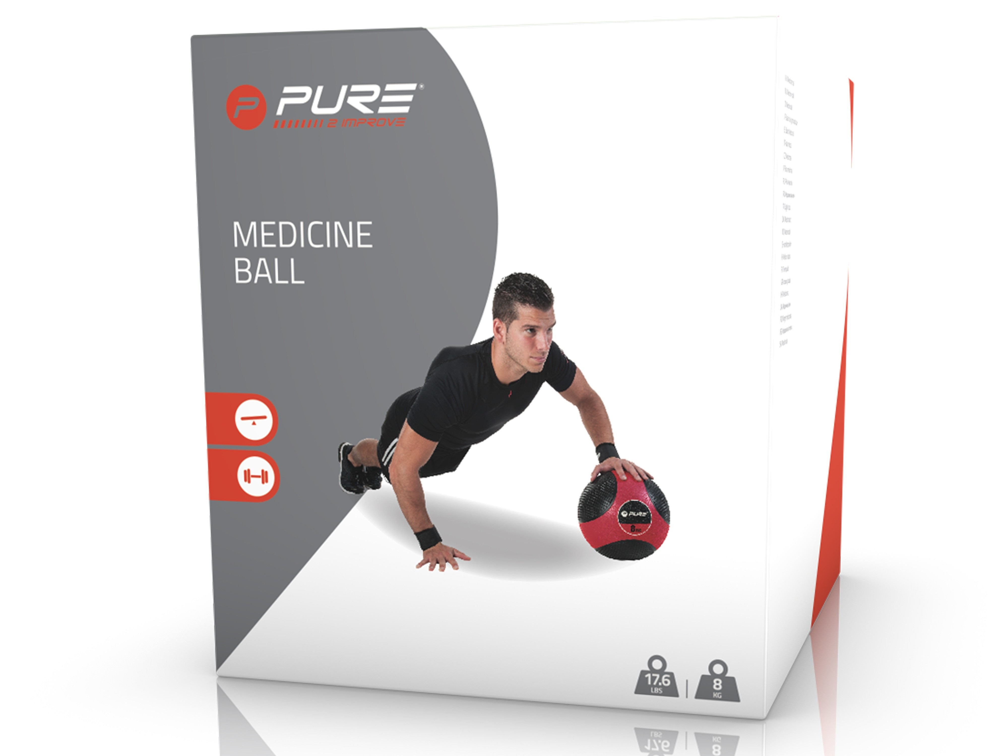 Pure2Improve P2I Medicine ball 8kg
