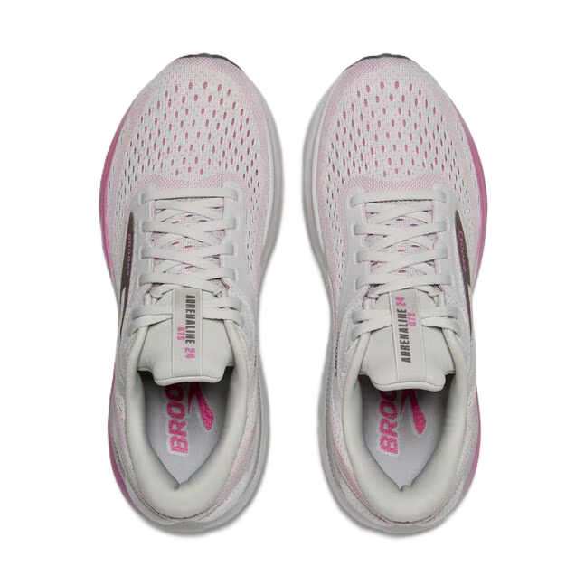 Brooks Adrenaline GTS 24 Women' Running Shoes Oyster Excalibur Pink