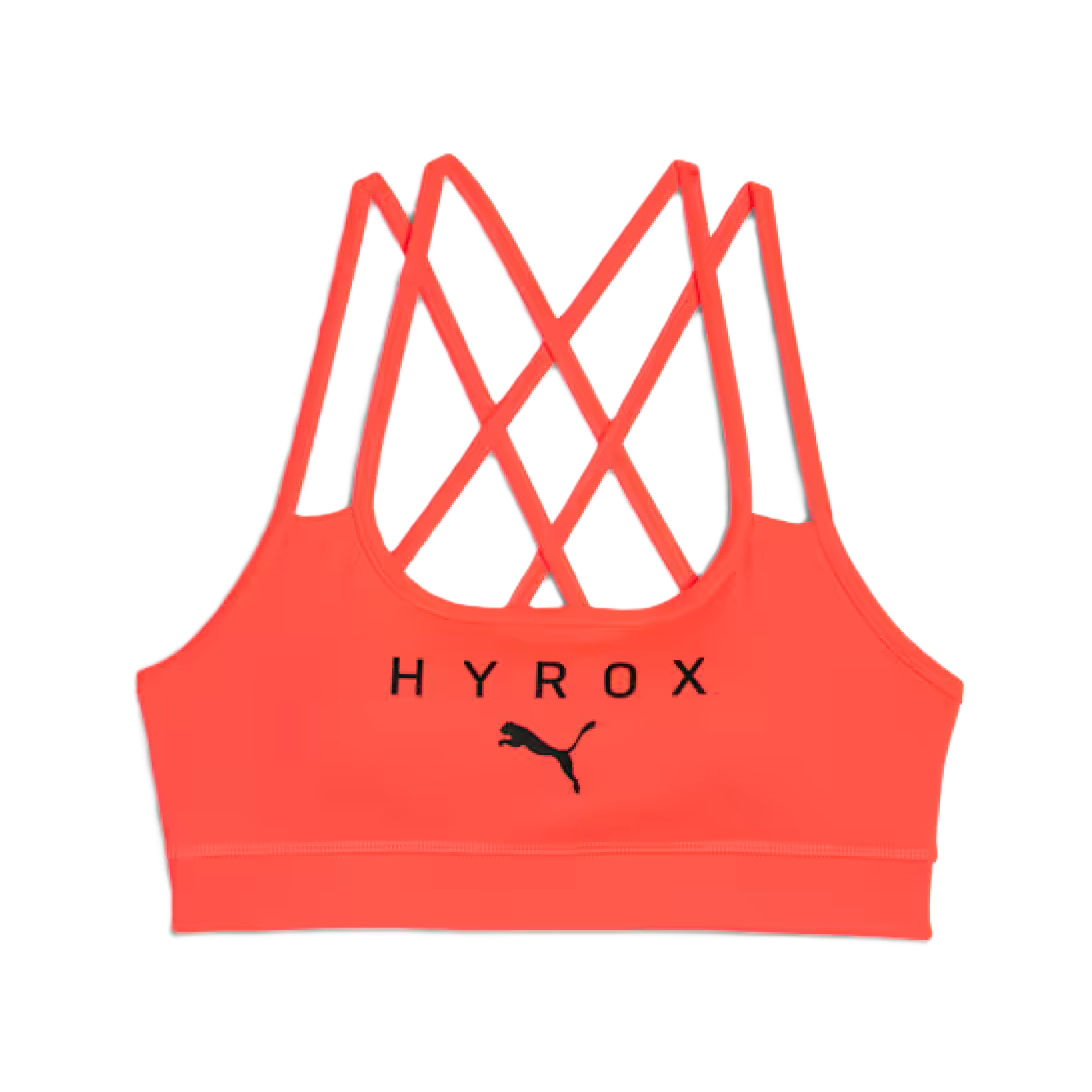 PUMA HYROX MOVE Strappy Bra Glowing Red