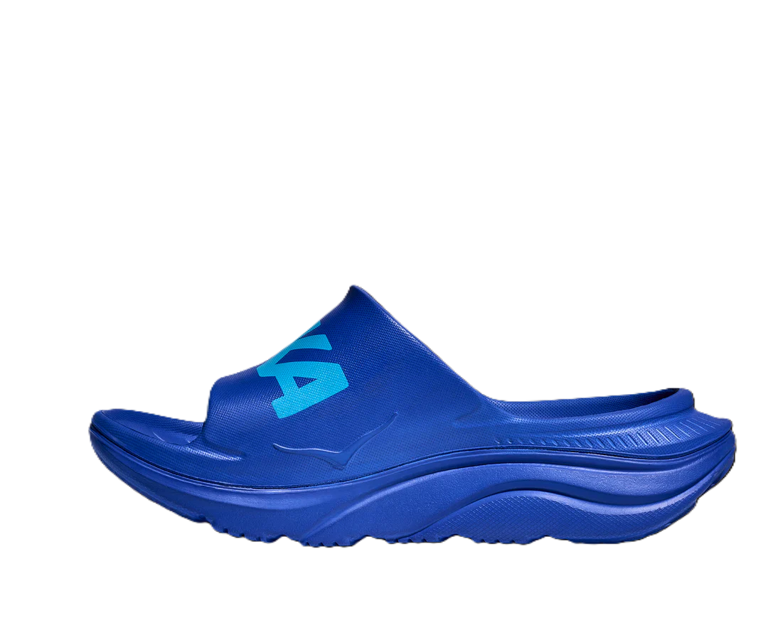 Hoka Ora Athletic Recovery Slide Ultramarine Skyward Blue .