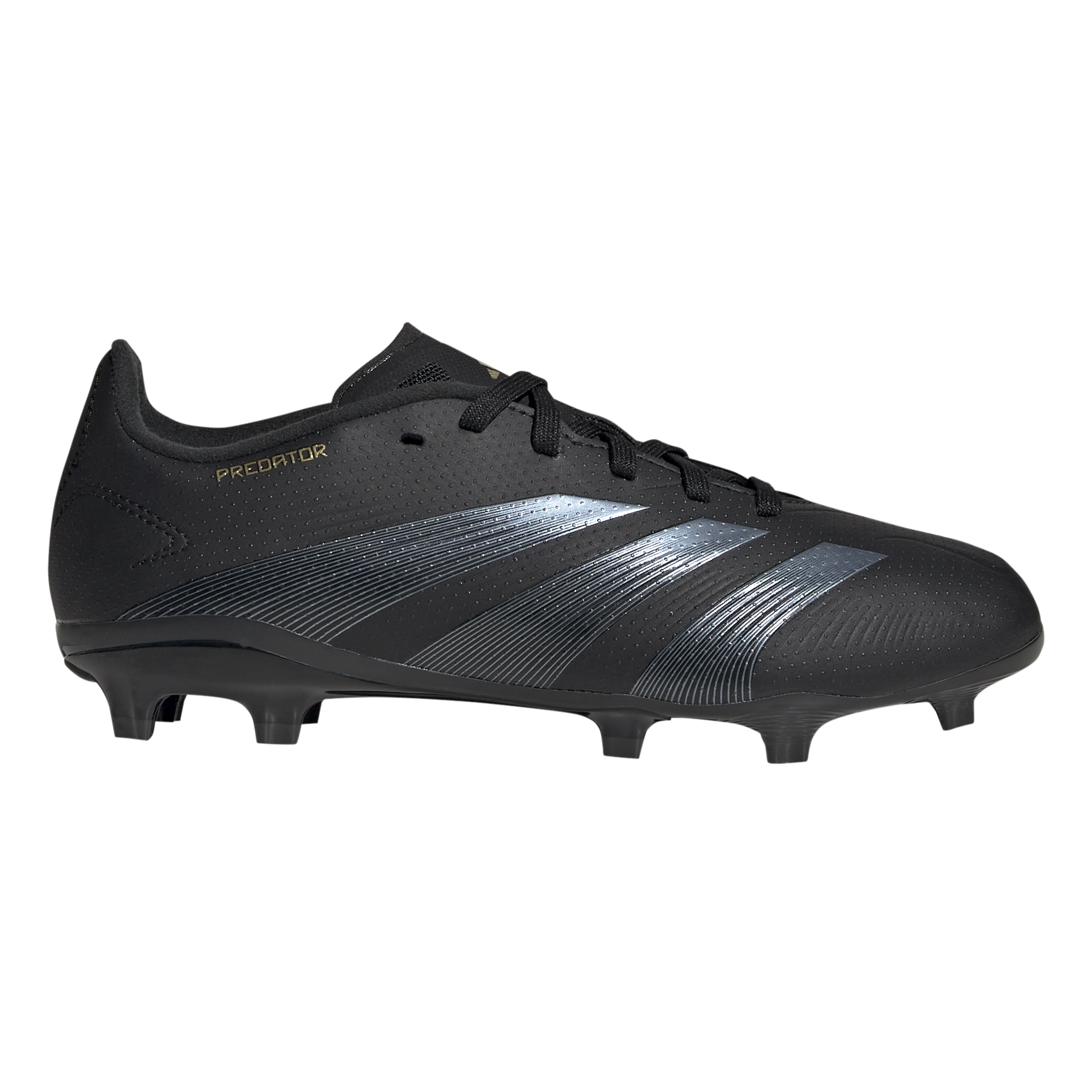 Adidas Predator League Firm Ground Junior Football Boots Core Black Carbon Gold Metallic (Black Gold)